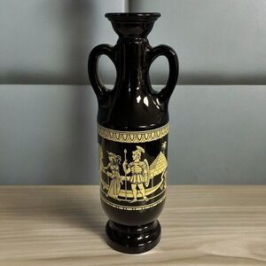 VINTAGE 1962 JIM BEAM Whiskey Decanter Bottle‎ Egyptian Urn Cleopatra Label
